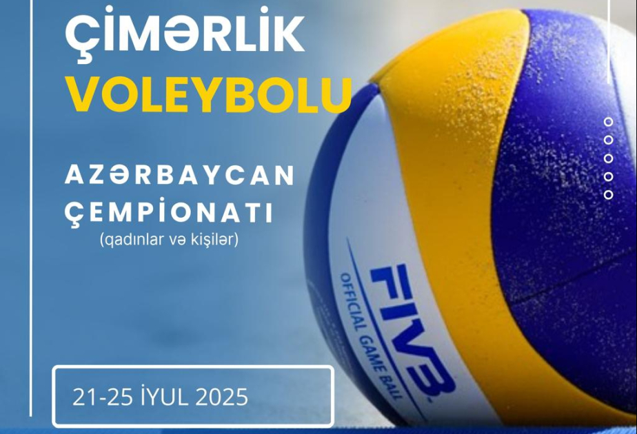 Çimərlik voleybolu üzrə ölkə çempionatının püşkatma mərasimi keçirilib