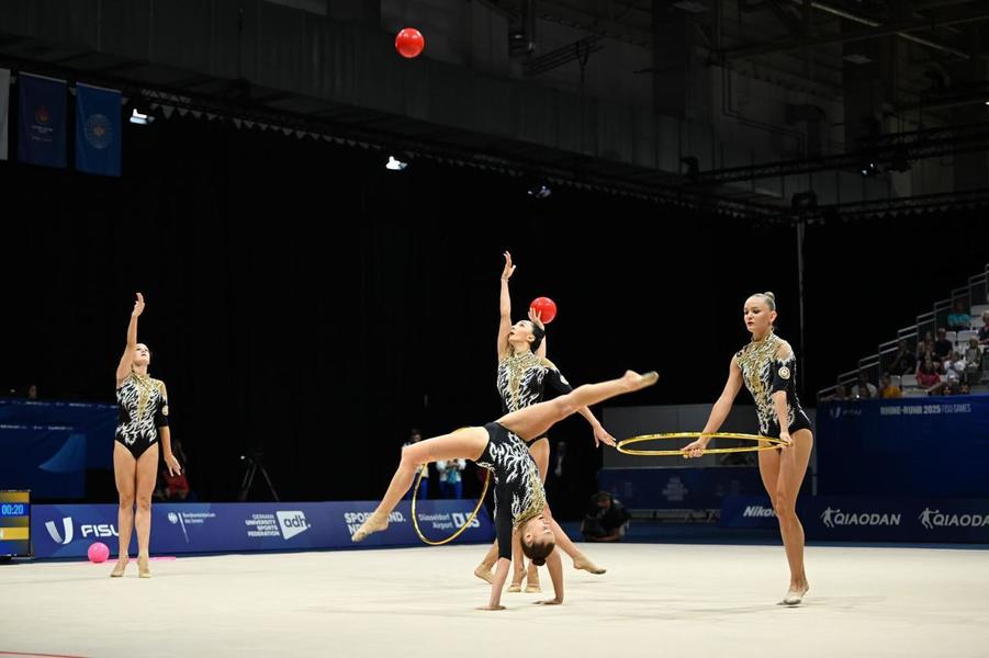 Universiadada gimnastlarımız 2 qızıl, 1 gümüş medal qazanıb (FOTO)