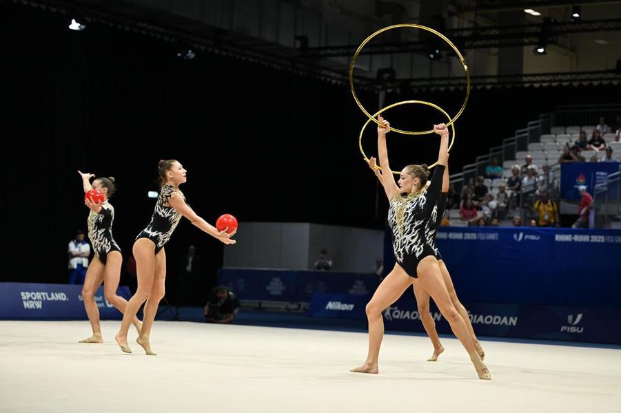 Universiadada gimnastlarımız 2 qızıl, 1 gümüş medal qazanıb (FOTO)