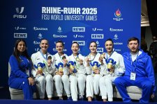 Universiadada gimnastlarımız 2 qızıl, 1 gümüş medal qazanıb (FOTO)