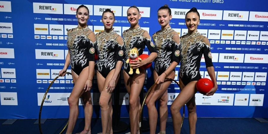 Universiadada gimnastlarımız 2 qızıl, 1 gümüş medal qazanıb (FOTO)