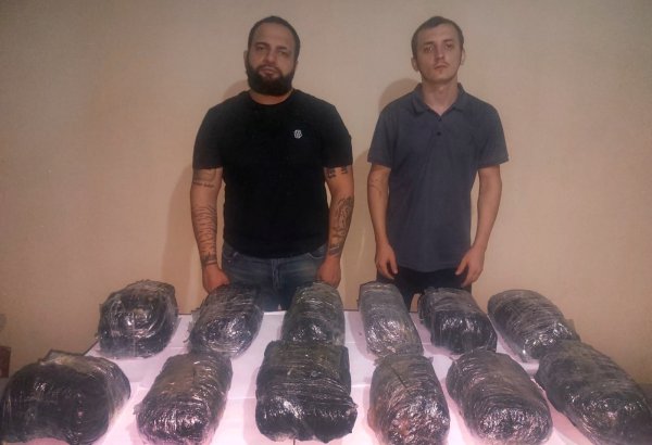 İrandan Azərbaycana 13 kiloqramadək narkotik vasitə keçirməyə cəhd edənlər tutulublar