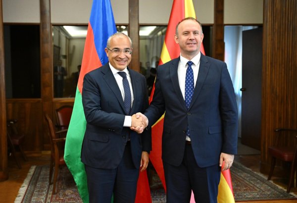 Azərbaycan və Şimali Makedoniya enerji, ticarət və investisiya tərəfdaşlığının perspektivlərini müzakirə edib
