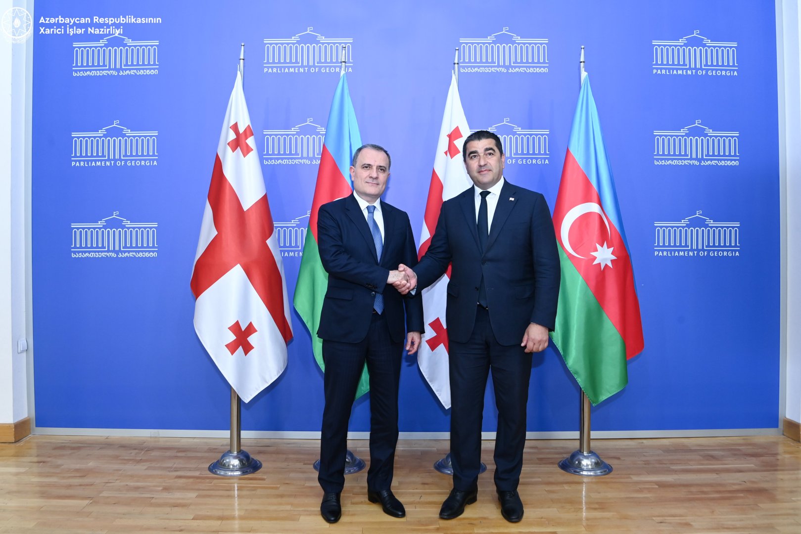 Ceyhun Bayramov Gürcüstanın spikeri ilə strateji tərəfdaşlığı müzakirə edib (FOTO) (YENİLƏNİB)