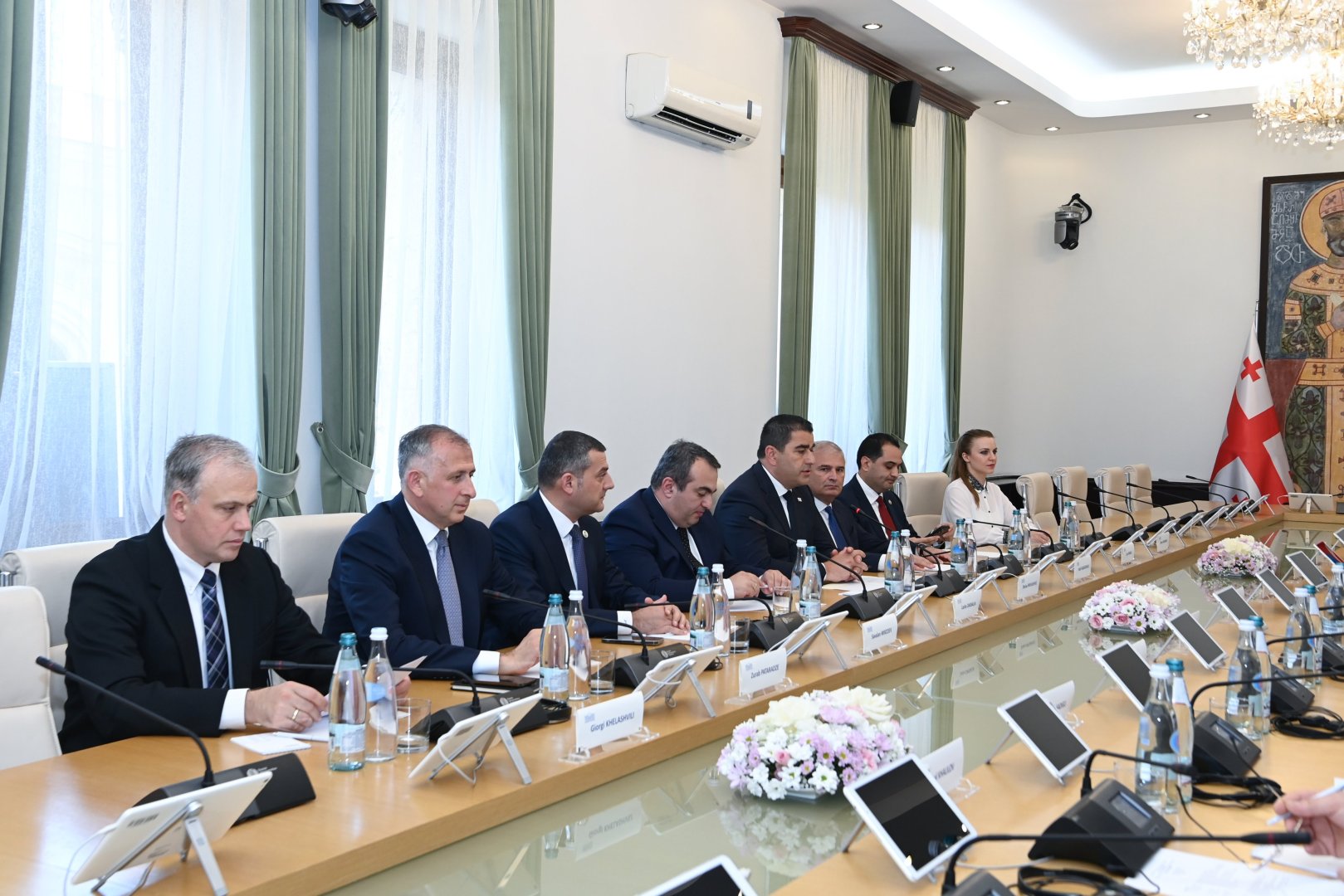 Ceyhun Bayramov Gürcüstanın spikeri ilə strateji tərəfdaşlığı müzakirə edib (FOTO) (YENİLƏNİB)