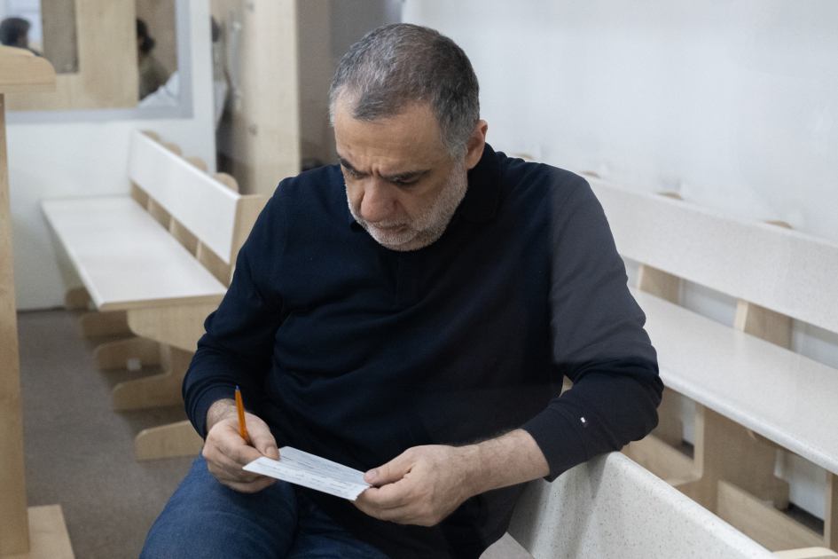 Ruben Vardanyanın məhkəməsində zərərçəkmiş şəxslər və zərərçəkmişlərin hüquqi varisləri ifadə veriblər (FOTO)