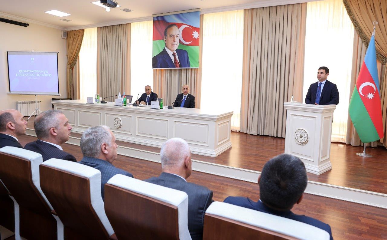 KOBİA Qusarda sahibkarlarla görüşüb (FOTO)