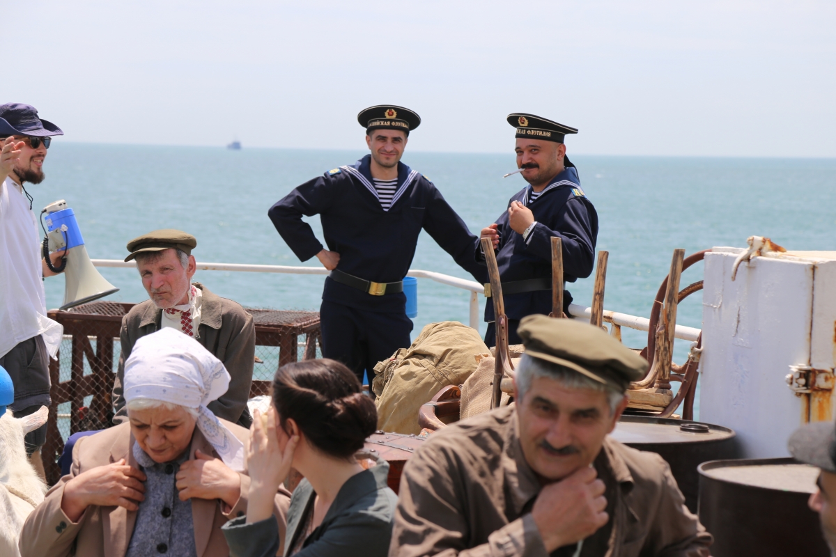 Azərbaycanın ilk qadın gəmi kapitanı haqqında bədii film çəkilir (FOTO)