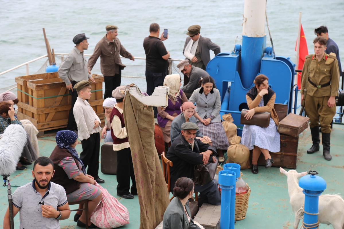 Azərbaycanın ilk qadın gəmi kapitanı haqqında bədii film çəkilir (FOTO)