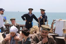 Azərbaycanın ilk qadın gəmi kapitanı haqqında bədii film çəkilir (FOTO)