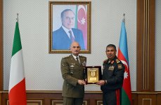 Azərbaycan və İtaliya arasında hərbi əməkdaşlıq müzakirə edilib (FOTO)