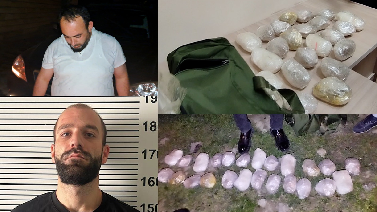 Abşeronda saxlanılan 2 nəfərdən 5 kiloqram narkotik vasitə aşkarlanıb (VİDEO)