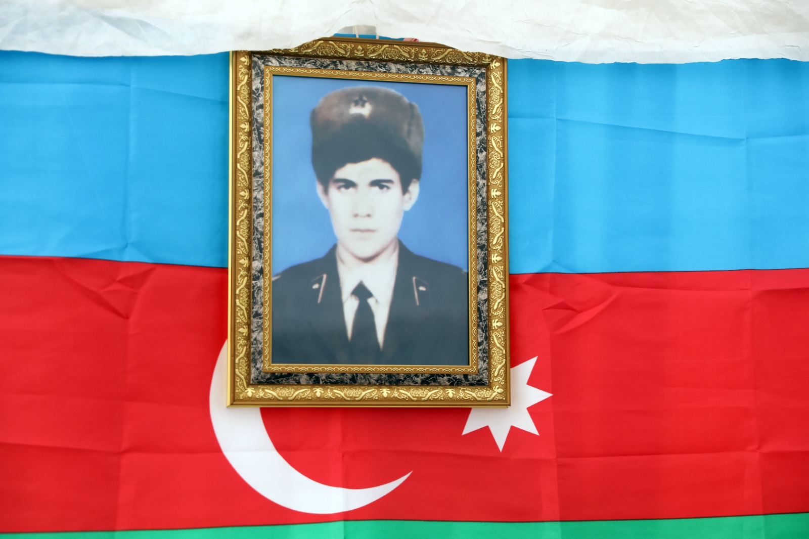 Şəhid Məzahir Kərimovun yas mərasimi keçirilib (FOTO)