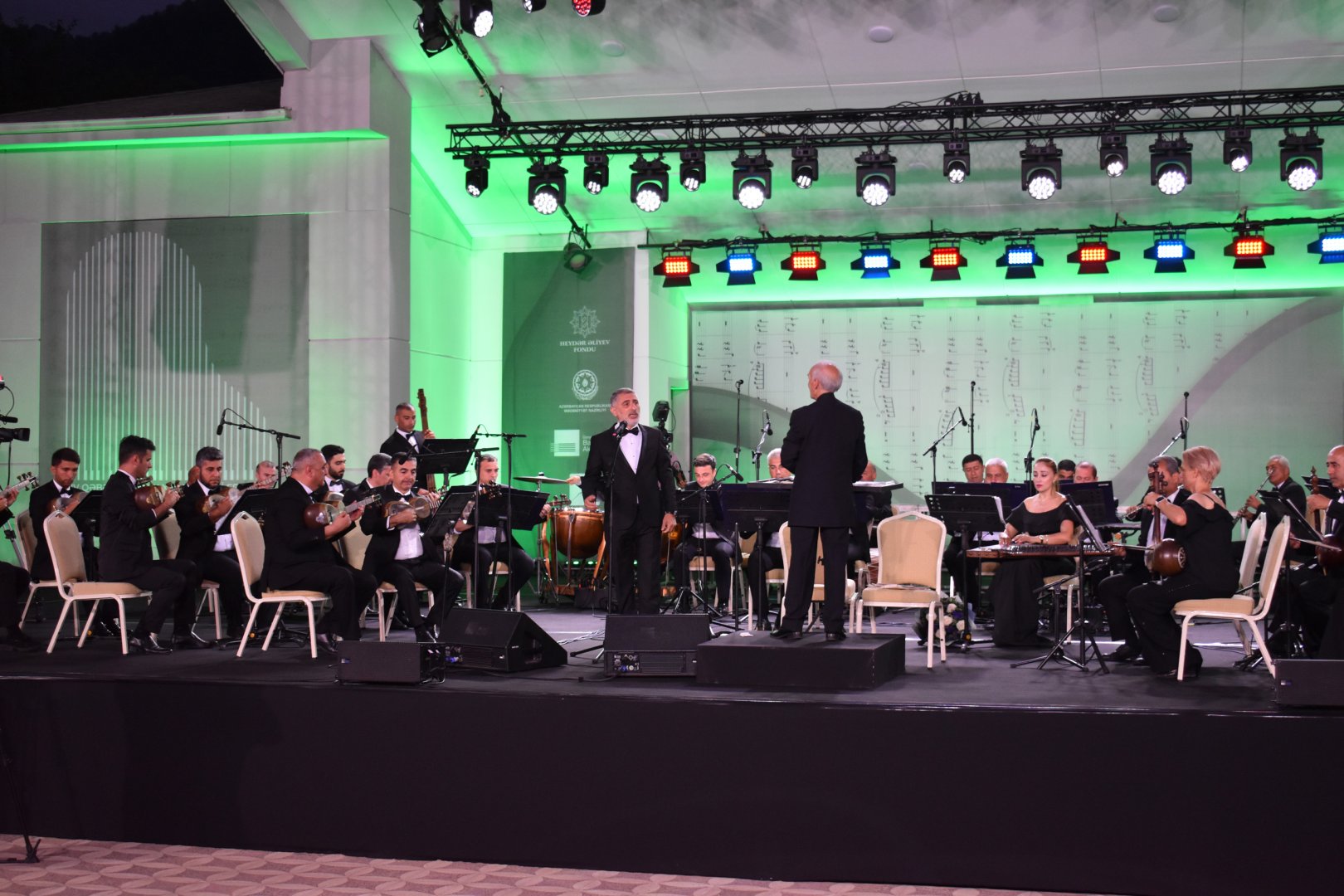 XIV Qəbələ Beynəlxalq Musiqi Festivalının təntənəli açılış mərasimi olub (FOTO)
