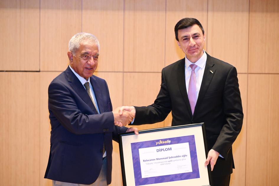 Beşinci “Yüksəliş” müsabiqəsinin qaliblərinin mükafatlandırılması mərasimi keçirilib (FOTO)