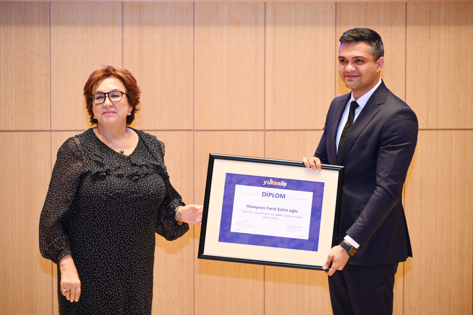 Beşinci “Yüksəliş” müsabiqəsinin qaliblərinin mükafatlandırılması mərasimi keçirilib (FOTO)