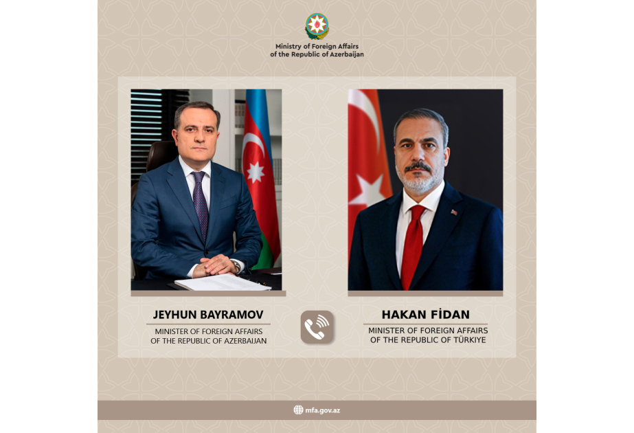 Ceyhun Bayramov Hakan Fidanı Azərbaycan-Ermənistan normallaşma prosesi barədə ətraflı məlumatlandırıb