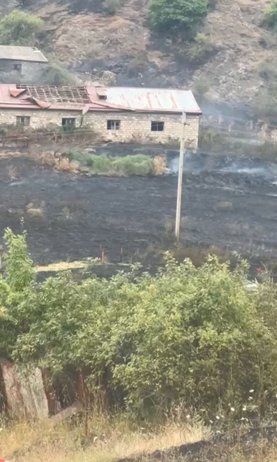 Şuşada baş verən yanğının səbəbi müəyyən olunub (FOTO)