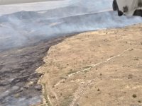 Ağdərədə açıq ərazidə yanğın: helikopter cəlb olunub (FOTO)