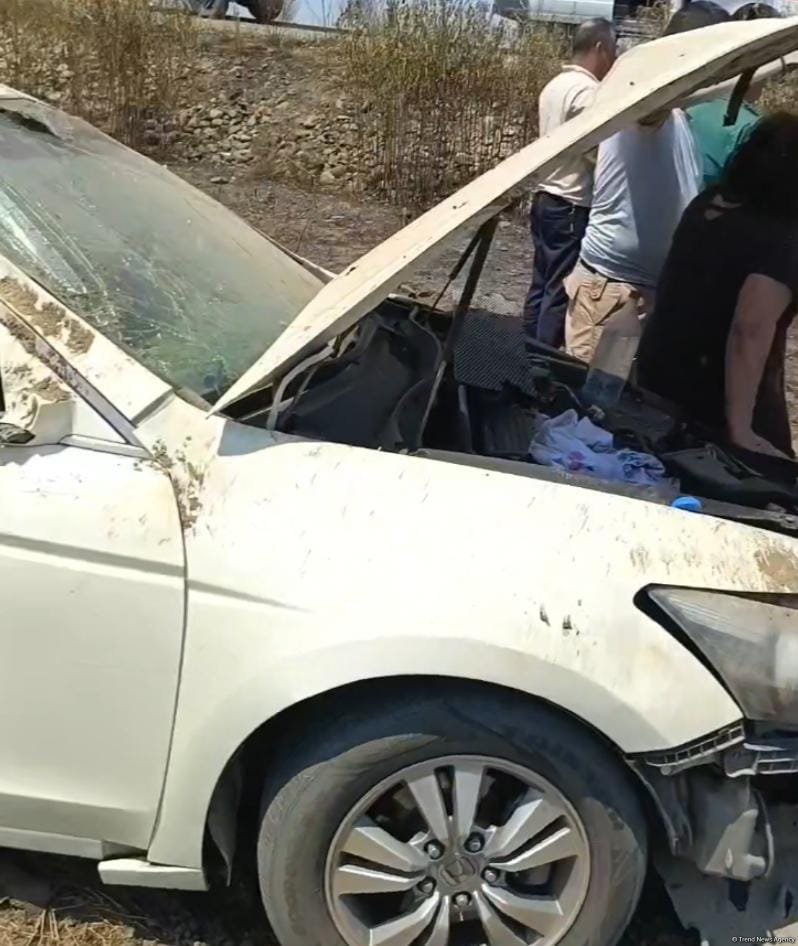 Füzulidə yol nəqliyyat hadisəsi olub (FOTO)