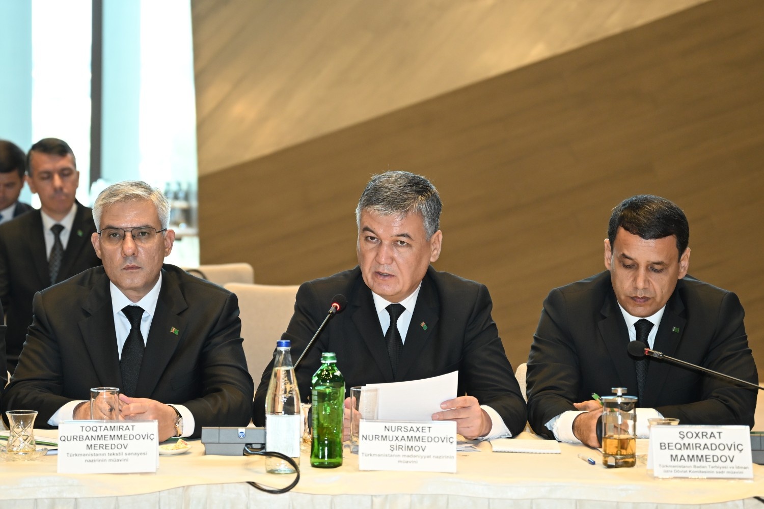 Türkmənistanla Birgə Hökumətlərarası Komissiyanın iclası keçirilib (FOTO)