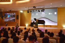 Qəbələ festivalında Üzeyir Hacıbəylinin 140 illiyinə həsr edilmiş konsert təqdim olunub (FOTO)