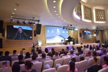 Qəbələ festivalında Üzeyir Hacıbəylinin 140 illiyinə həsr edilmiş konsert təqdim olunub (FOTO)