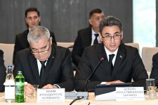 Türkmənistanla Birgə Hökumətlərarası Komissiyanın iclası keçirilib (FOTO)