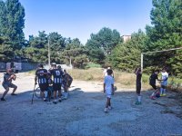 Oyun meydançasından çəkiliş meydançasına - Balaxanı neftçilərinin futbol komandası filmdə yer aldı (FOTO)
