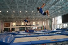 Bakıda batut gimnastikası üzrə təlim-məşq toplanışı keçirilir (FOTO)