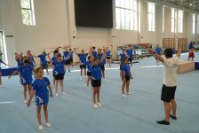 Bakıda batut gimnastikası üzrə təlim-məşq toplanışı keçirilir (FOTO)