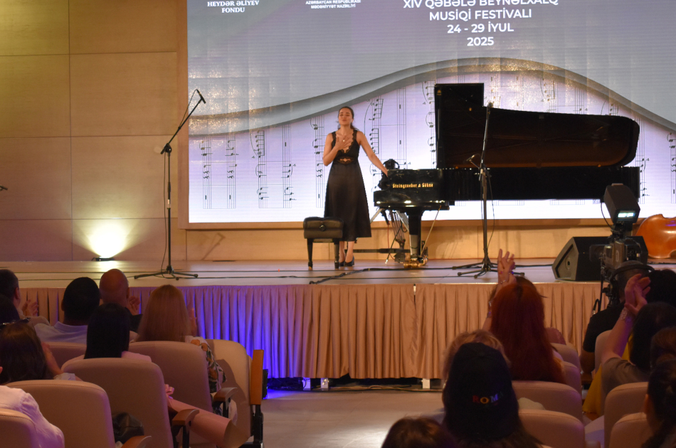XIV Qəbələ Beynəlxalq Musiqi Festivalında kamera musiqisi axşamı (FOTO)