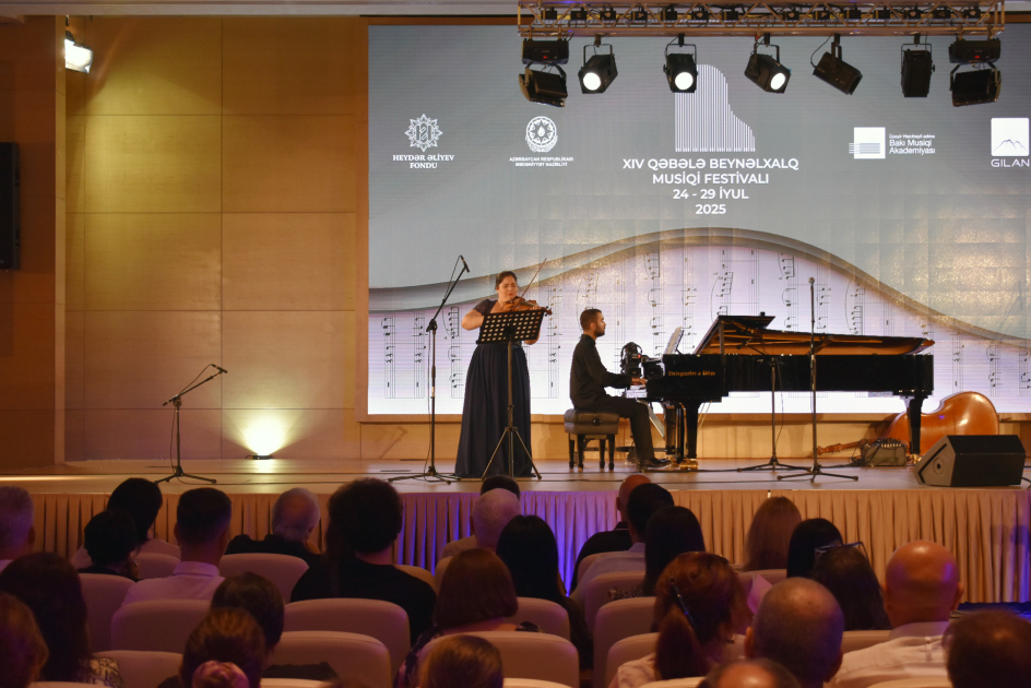 XIV Qəbələ Beynəlxalq Musiqi Festivalında kamera musiqisi axşamı (FOTO)