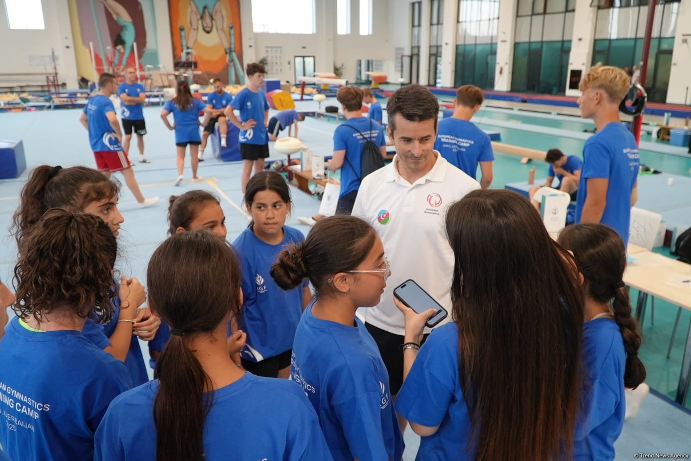 Bakıda batut gimnastikası üzrə təlim-məşq toplanışı keçirilir (FOTO)
