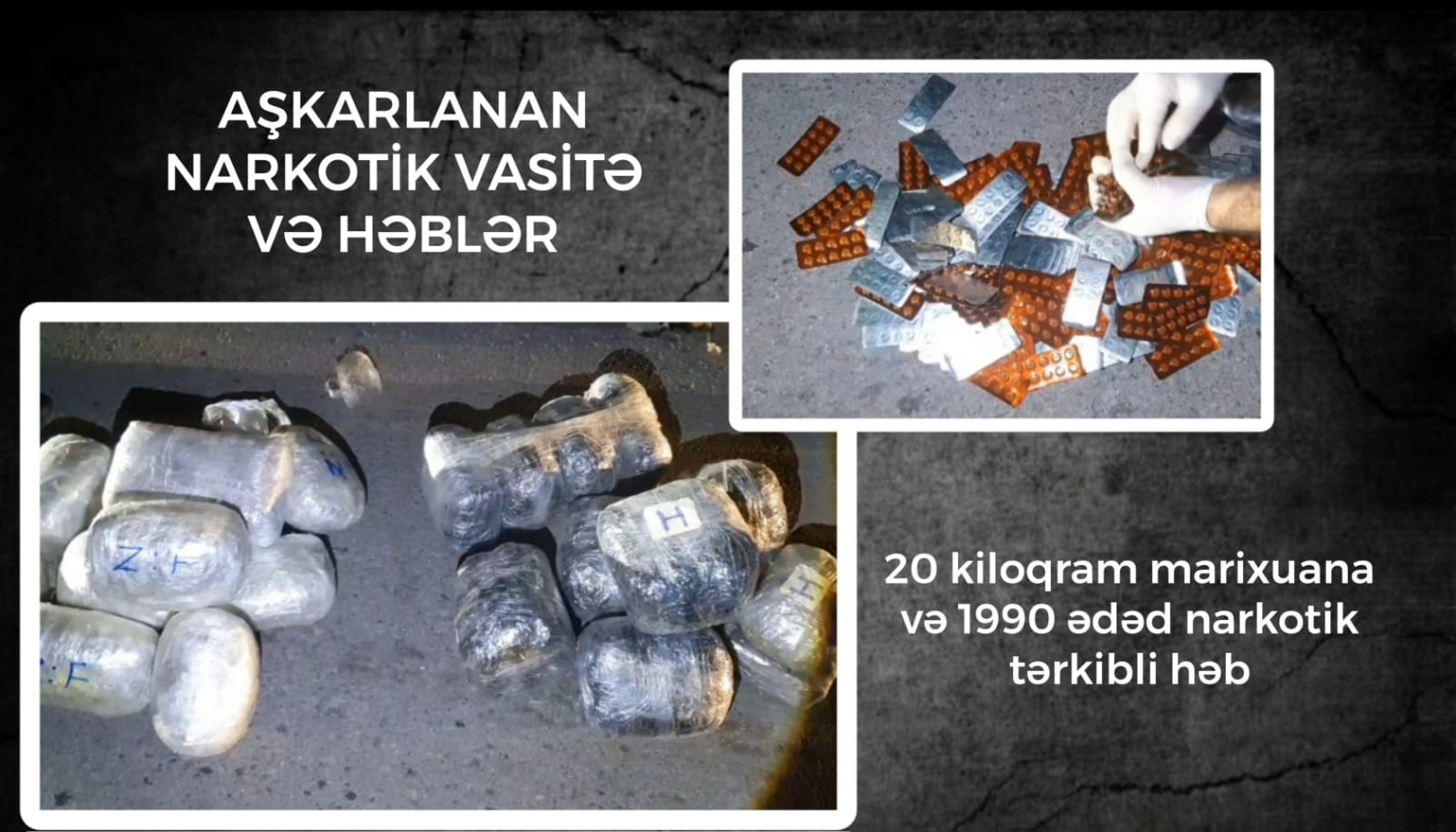 Lerikdə əməliyyat: 20 kiloqram narkotik vasitə aşkarlanıb (FOTO)