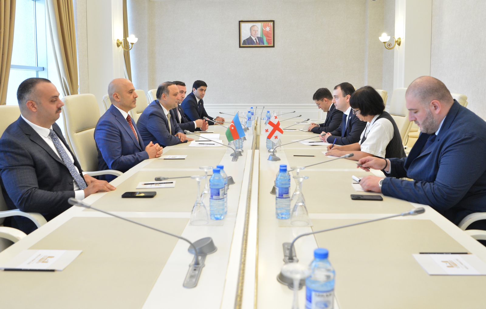 Azərbaycanla Gürcüstan arasında dostluq və müttəfiqlik münasibətləri müzakirə edilib (FOTO)