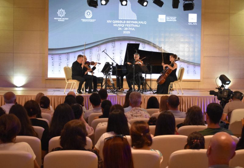 Litvanın “Ciurlionis” kvartetinin konserti Qəbələ festivalının izləyicilərinə növbəti hədiyyə olub (FOTO)
