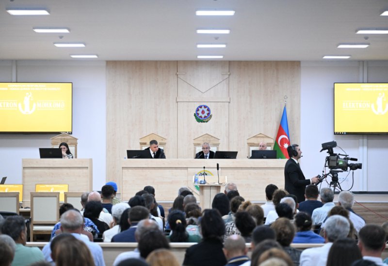 Ruben Vardanyanın məhkəməsində zərərçəkmiş şəxslər və zərərçəkmişlərin hüquqi varisləri ifadə veriblər (FOTO)
