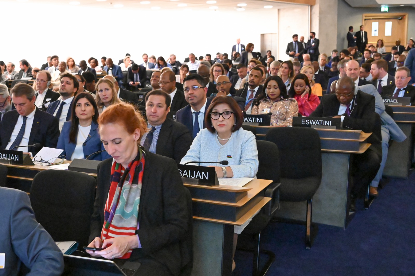 Sahibə Qafarova Parlament Sədrlərinin VI Dünya Konfransında çıxış edib (FOTO)