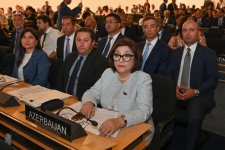 Sahibə Qafarova Parlament Sədrlərinin VI Dünya Konfransında çıxış edib (FOTO)