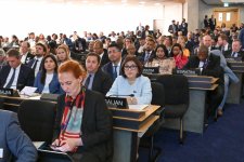 Sahibə Qafarova Parlament Sədrlərinin VI Dünya Konfransında çıxış edib (FOTO)