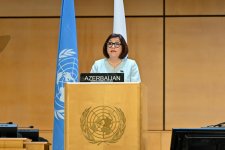 Sahibə Qafarova Parlament Sədrlərinin VI Dünya Konfransında çıxış edib (FOTO)