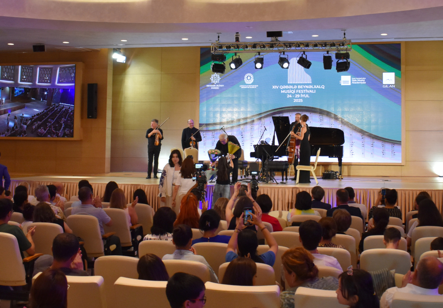 Litvanın “Ciurlionis” kvartetinin konserti Qəbələ festivalının izləyicilərinə növbəti hədiyyə olub (FOTO)
