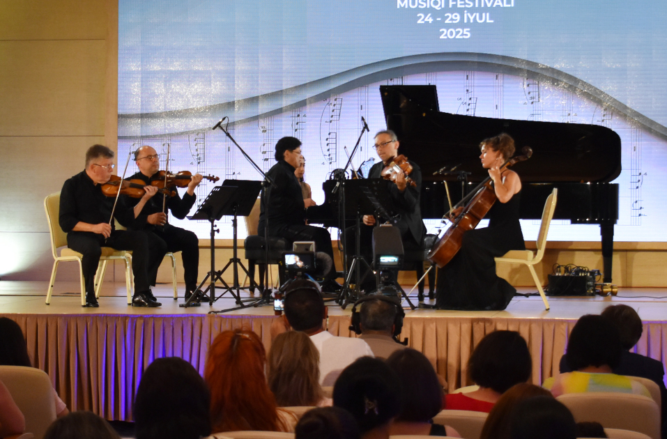 Litvanın “Ciurlionis” kvartetinin konserti Qəbələ festivalının izləyicilərinə növbəti hədiyyə olub (FOTO)