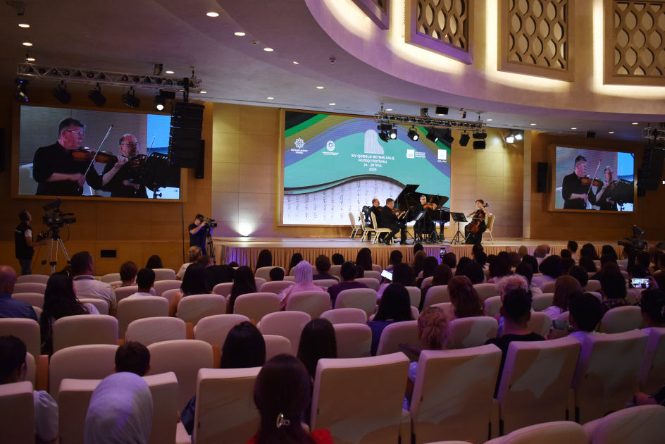 Litvanın “Ciurlionis” kvartetinin konserti Qəbələ festivalının izləyicilərinə növbəti hədiyyə olub (FOTO)