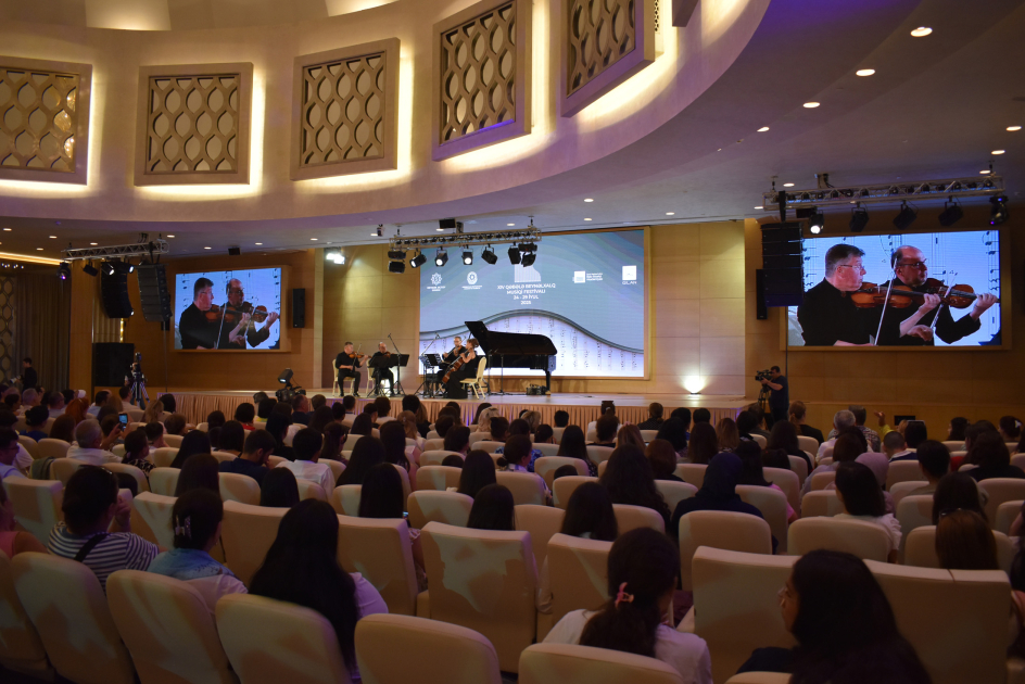 Litvanın “Ciurlionis” kvartetinin konserti Qəbələ festivalının izləyicilərinə növbəti hədiyyə olub (FOTO)