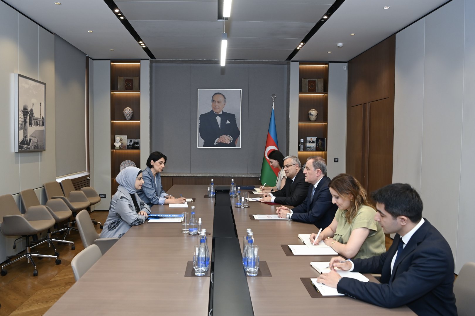 UNICEF-in nümayəndəsinin Azərbaycandakı diplomatik fəaliyyəti başa çatıb (FOTO)