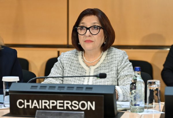 Sahibə Qafarova Parlament Sədrlərinin 6-cı Dünya Konfransının ikinci günündə ümumi müzakirələrə sədrlik edib (FOTO)