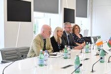Sahibə Qafarova Cenevrədə bir sıra ölkələrin parlament sədrləri ilə görüşlər keçirib (FOTO)