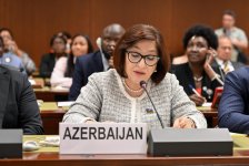 Sahibə Qafarova Parlament Sədrlərinin VI Dünya Konfransı çərçivəsində keçirilən panel müzakirəsində çıxış edib (FOTO)